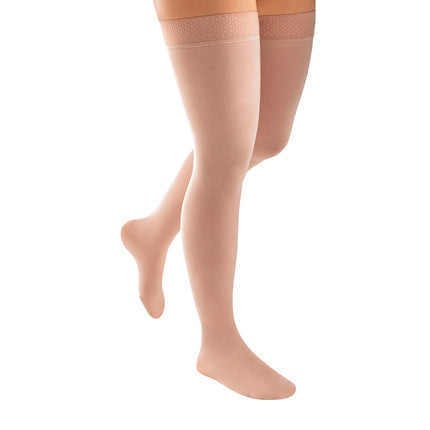 JOBST ACTIVA Opaque 15-20 mmHg Compression Socks Thigh High, Closed Toe