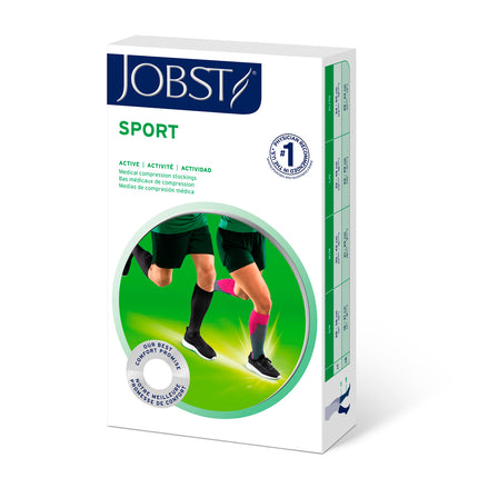 JOBST Sport Compression Socks, 15-20 mmHg, Knee, Closed Toe