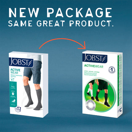 JOBST Activewear Knee High 15-20 mmHg Closed Toe Compression Stockings