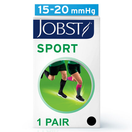 JOBST Sport Compression Socks, 20-30 mmHg, Knee, Closed Toe