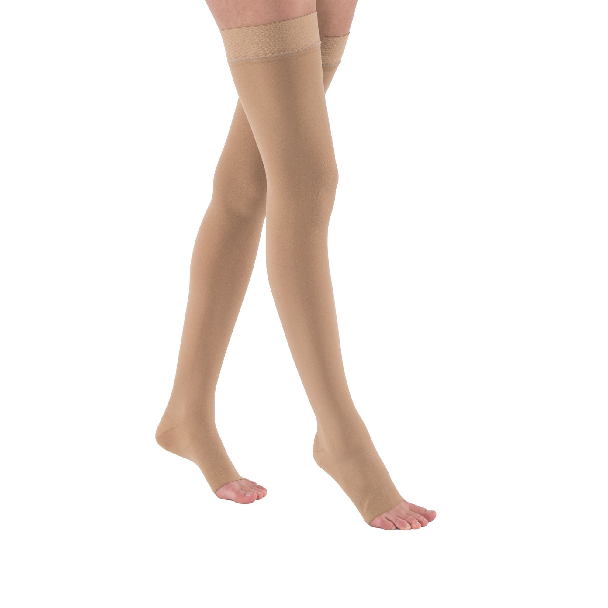 Jobst Compression JOBST Relief 30-40 mmHg Compression Stockings, Thigh High Silicone Band ...