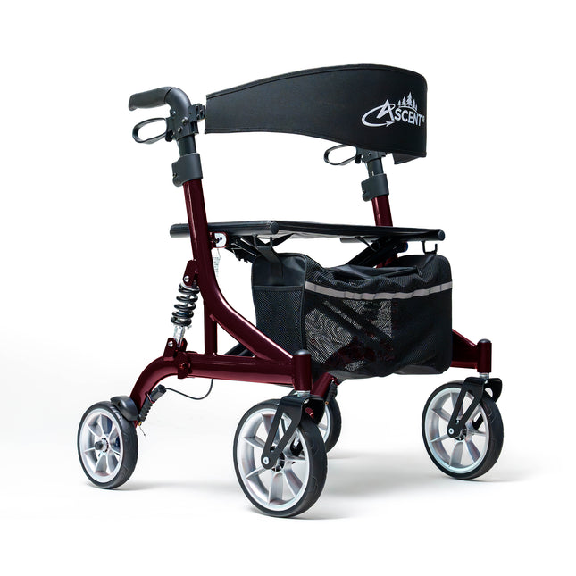 Ascent XR (Extra Rugged) 450 lb Capacity Euro-Style Rollator, Brandywine