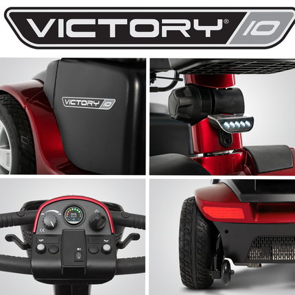 Pride Mobility Victory 10 4-Wheel Mobility Scooter with EZ Turn Technology - SC710