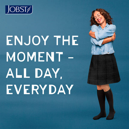 JOBST ACTIVA Athletic 8-15 mmHg Compression Socks Knee High, Closed Toe