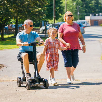 Pride Mobility Go-Go Carbon Travel Lightweight Foldable Mobility Scooter