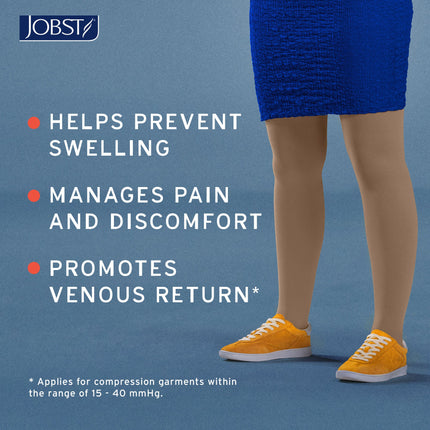 JOBST Relief 15-20 mmHg Compression Stockings, Knee High, Open Toe - HV Supply