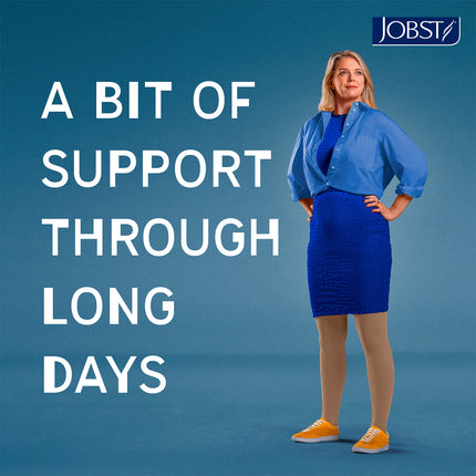 JOBST Relief Compression Stockings 15-20 mmHg Waist High, Open Toe
