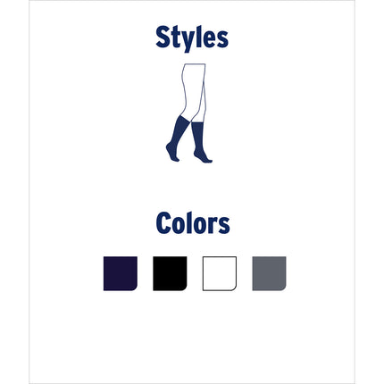 JOBST Activewear Knee High 20-30 mmHg Closed Toe Compression Stockings