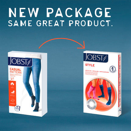 JOBST Style Soft Fit Compression Socks 15-20 mmHg, Knee High, Closed Toe