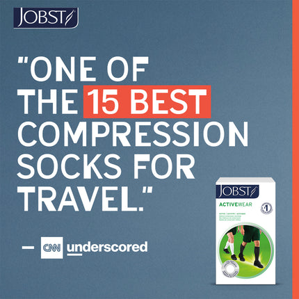 JOBST Activewear Knee High 15-20 mmHg Closed Toe Compression Stockings