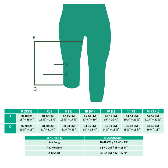 Juzo Dynamic Prosthetic Shrinker, Below Knee, 20-30 mmHg, Silicone Band, Beige - HV Supply