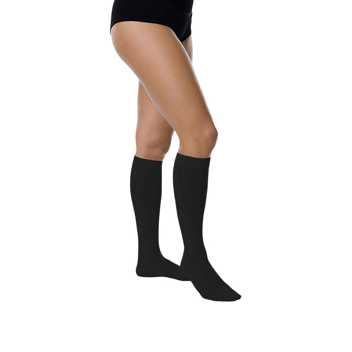 Juzo Dynamic Varin 30-40 MmHg Compression Stockings - Knee High, Open Toe, Short With Silicone Grip