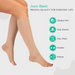 Juzo Basic Compression Stockings, 20-30 mmHg, Pantyhose, Open Toe - HV Supply