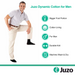 Juzo Dynamic Cotton Compression Socks for Men, 20-30 mmHg, Knee High, Closed Toe - HV Supply