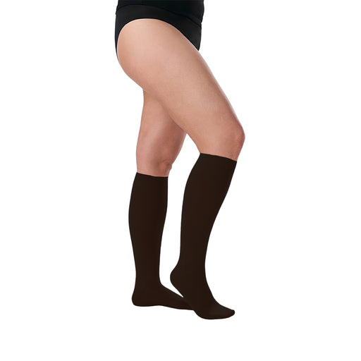 Juzo Dynamic Compression Stockings, 30-40 mmHg, Knee High, 3.5 CM Silicone Band, Closed Toe - HV Supply