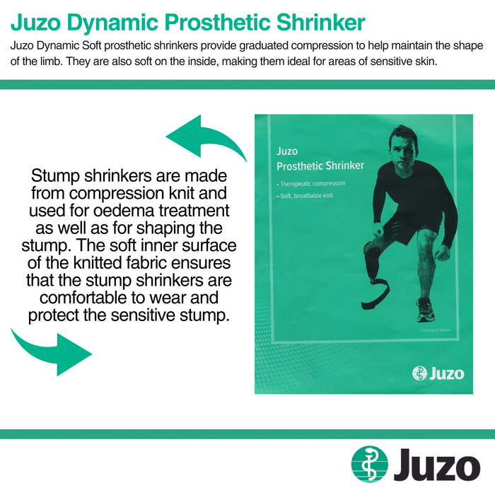 Juzo Dynamic Prosthetic Shrinker, Above Knee, Hip Attachment, 30-40 mmHg, Beige - HV Supply