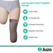 Juzo Dynamic Silver Prosthetic Shrinker, Above Knee, 30-40 mmHg, Beige - HV Supply