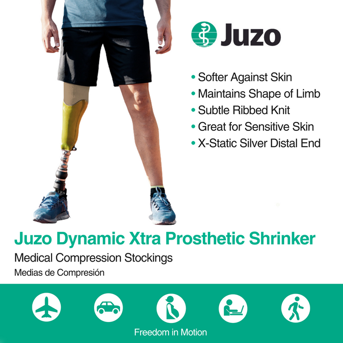 Juzo Varin Compression Stockings - 20-30 MmHg, Knee High, Open Toe (OT), Size V, Black
