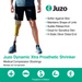 Juzo Dynamic Xtra Prosthetic Shrinker, Below Knee, 20-30 mmHg, Black - HV Supply