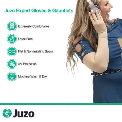 Juzo Expert Compression Gloves & Gauntlets, 20-30 mmHg, Glove - HV Supply