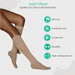 Juzo Move Compression Stockings, 20-30 mmHg, Knee High, Silicone Band, Open Toe - HV Supply