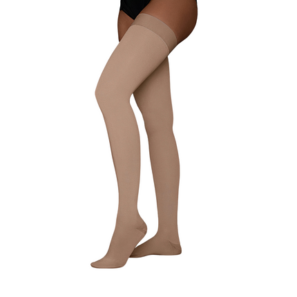 Juzo Move Compression Stockings, 20-30 mmHg, Thigh High, Silicone Band, Closed Toe - HV Supply