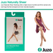 Juzo Naturally Sheer Compression Stockings, 20-30 mmHg, Pantyhose, Closed Toe - HV Supply