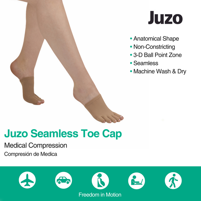 Juzo Seamless Compression Toe Cap, 15-20 mmHg - HV Supply