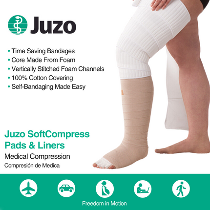 Juzo SoftCompress Pads & Liners, Female Genital Pad - HV Supply