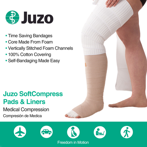 Juzo SoftCompress Pads & Liners, Knee Pad, Universal - HV Supply