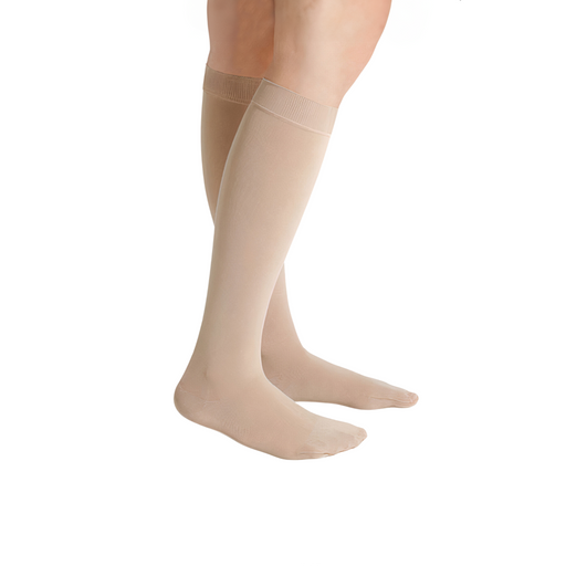 Juzo Soft Compression Stockings, 20-30 mmHg, Knee High, Silicone Band, Closed Toe - HV Supply