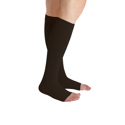 Juzo Soft Compression Stockings, 15-20 mmHg, Knee High, Open Toe - HV Supply