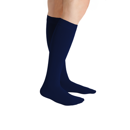 Juzo Soft Compression Stockings, 15-20 mmHg, Knee High, Silicone Band, Closed Toe - HV Supply