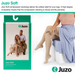 Juzo Soft Compression Stockings, 15-20 mmHg, Thigh High, Silicone Band, Open Toe - HV Supply