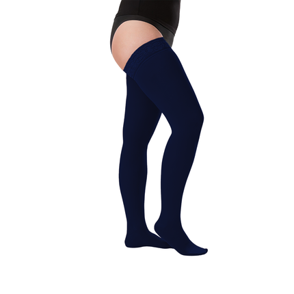 Juzo Soft Compression Stockings, 15-20 mmHg, Thigh High, Silicone Band, Closed Toe - HV Supply