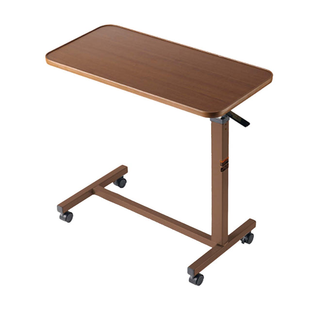 ProBasics Overbed Table, Non-Tilt, Brown Base