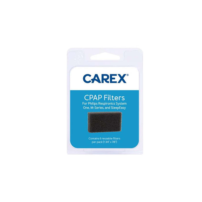 Carex System One/M-Series Foam Filter for Phillips (6 per Pack)