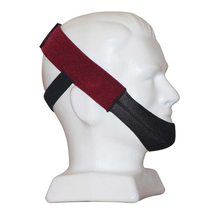 Roscoe Premium Chin Strap, Ruby Red