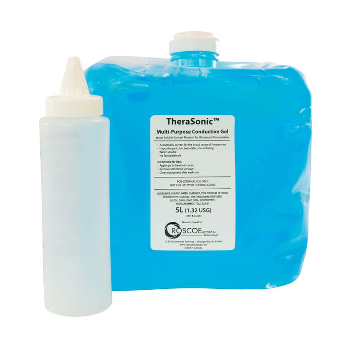 Roscoe TheraSonic Ultrasound Gel, 5 Liter Container (1.3 gallon)