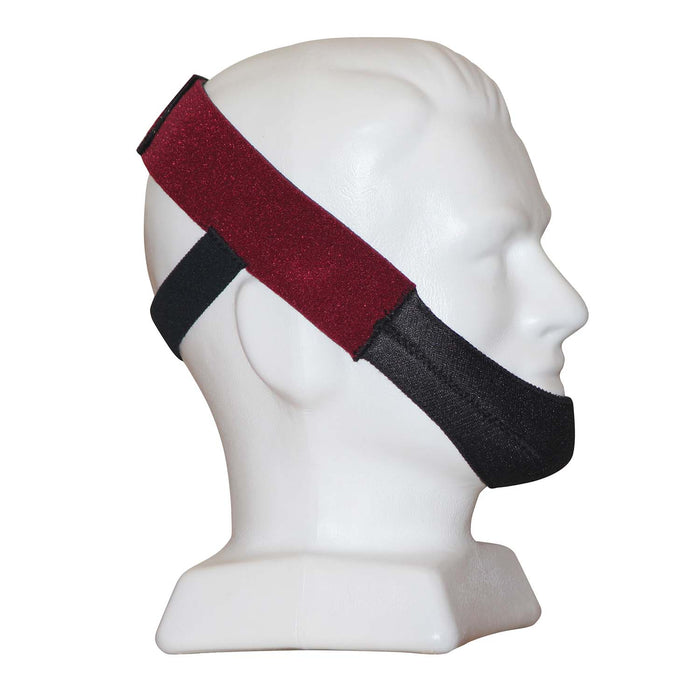 Carex Philips-Style Premium Chin Strap, Ruby Red