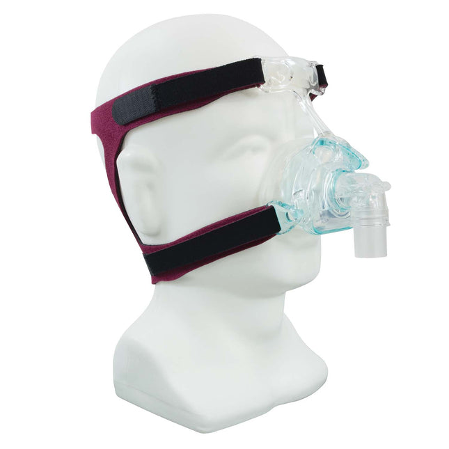 Roscoe Universal Nasal Mask Headgear, Burgundy