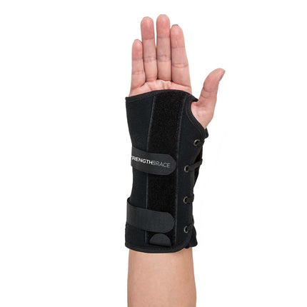 STRENGTHBRACE Universal Wrist Brace, Right, Black