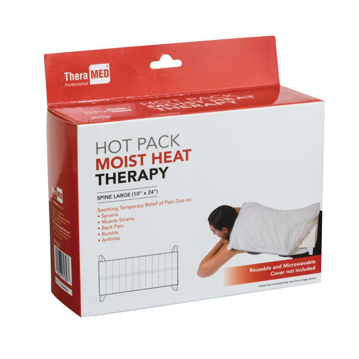TheraMED Professional Spine (Large) Moist Heat Hot Pack, 10" X 24"