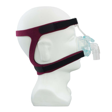 Roscoe Universal Nasal Mask Headgear, Burgundy