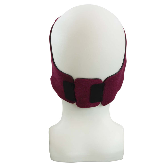 Roscoe 3 Point Adjustable Chin Strap, Ruby Red