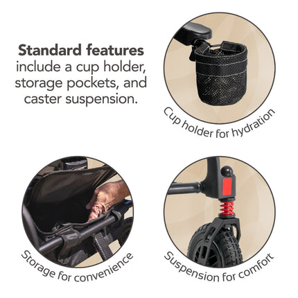 Rascal Carbon Cruiser Folding Electric Wheelchair