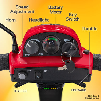 Rascal Conquest 3-Wheel Mobility Scooter