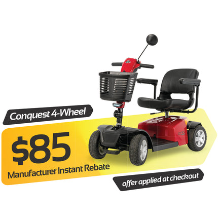 Rascal Conquest 4-Wheel Mobility Scooter