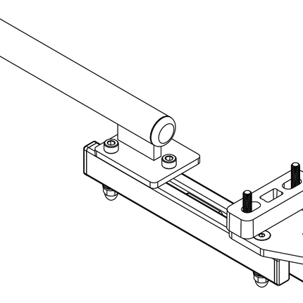 Right Swing-Away Joystick Bracket for the Jazzy EVO 614