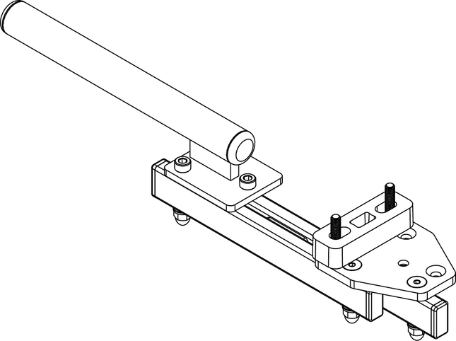 Right Swing-Away Joystick Bracket for the Jazzy EVO 614